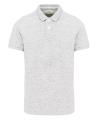 K2206 Mens Pique Polo Shirt Ash Heather colour image